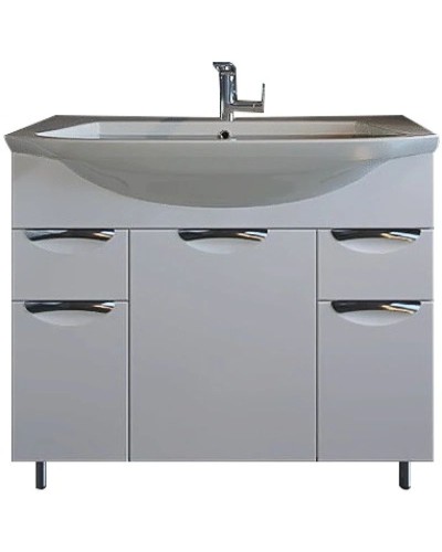 Тумба с раковиной белый 80 см ASB-Mebel Мессина