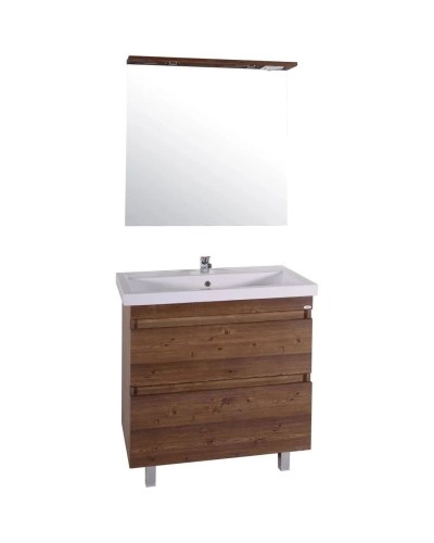 Тумба с раковиной светлый орех 81 см ASB-Mebel Коста