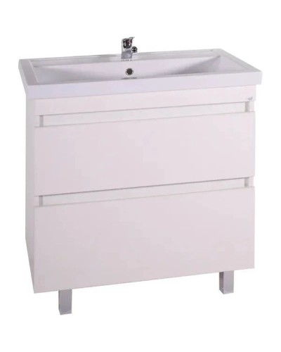 Тумба с раковиной ясень белый 81 см ASB-Mebel Коста