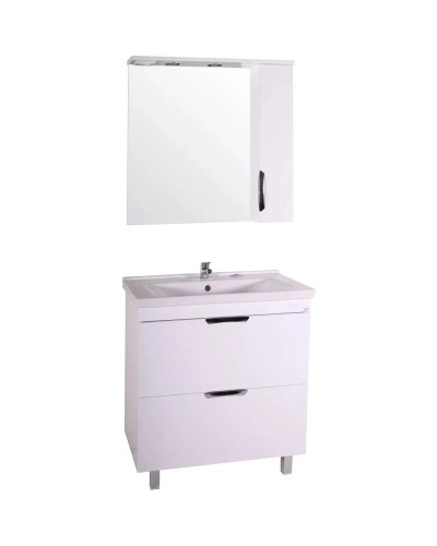 Тумба с раковиной белый 80,5 см ASB-Mebel Миранда