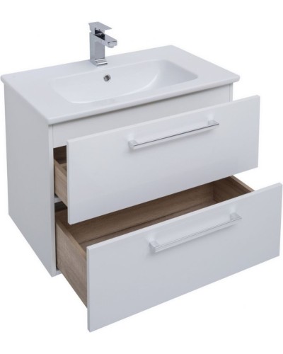 Тумба под раковину Dreja Gio 80 77.0103W подвесная Белый глянец