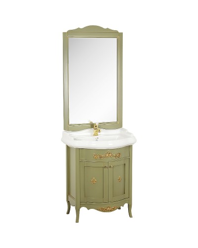 Тумба под раковину Migliore Bella 64 25913 Оливковая