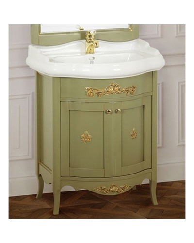 Тумба под раковину Migliore Bella 64 25913 Оливковая