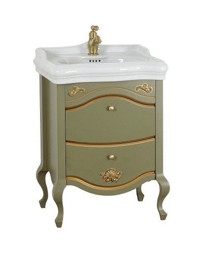 Тумба под раковину Migliore Impero 60 25972 Оливковая