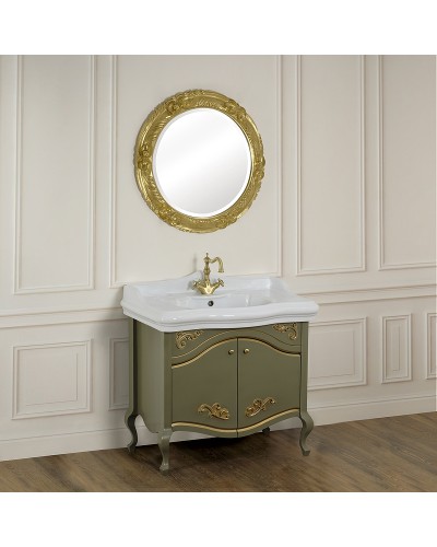 Тумба под раковину Migliore Impero 90 25984 Оливковая