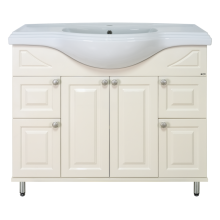 Жардин -105 Тумба прямая светло-бежевая / раковина