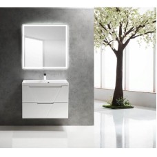 Тумба под раковину BelBagno Vittoria 80 Белая/Bianco Lucido