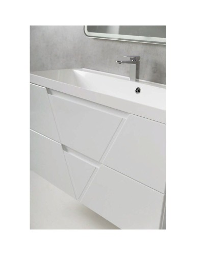 Тумба под раковину BelBagno Vittoria 90 Белая/Bianco Lucido