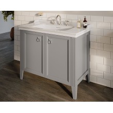 Тумба с раковиной Vitra Valarte 80 62154 Серая матовая