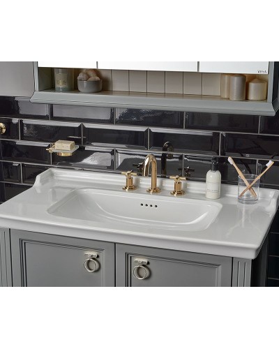 Тумба с раковиной Vitra Valarte 80 62154 Серая матовая