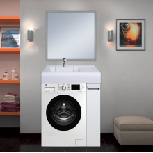 Амур - 19 Тумба напольная д/расход.матер. под стир. машину / раковина