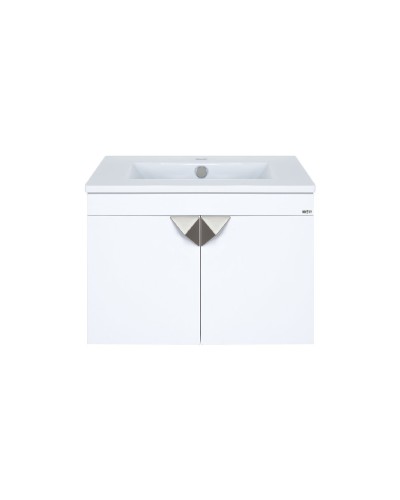 Сахара - 60 Тумба прямая подвесная белая / раковина