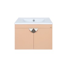 Сахара - 60 Тумба прямая подвесная песочная / раковина