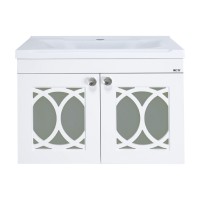 ТОНДО - 60 Тумба подвесная белая / раковина