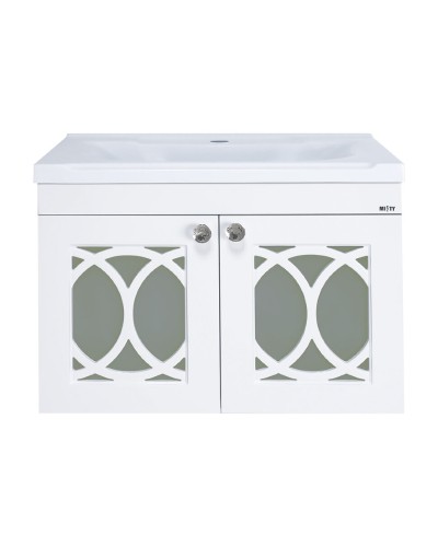 ТОНДО - 60 Тумба подвесная белая / раковина