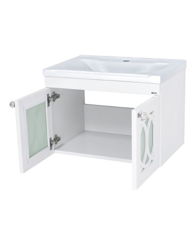 ТОНДО - 60 Тумба подвесная белая / раковина