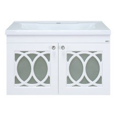 ТОНДО - 70 Тумба подвесная белая / раковина