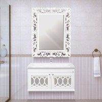 ТОНДО - 70 Тумба подвесная белая / раковина