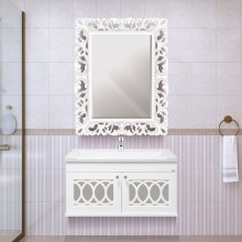 ТОНДО - 80 Тумба подвесная белая / раковина