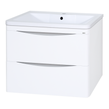 Атлантик - 60 Тумба подвесная с 2 ящ. закруг. края / раковина