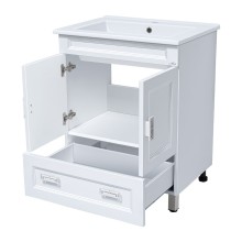 Дива - 65 Тумба белая с 1 ящ. / раковина