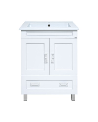 Дива - 65 Тумба белая с 1 ящ. / раковина