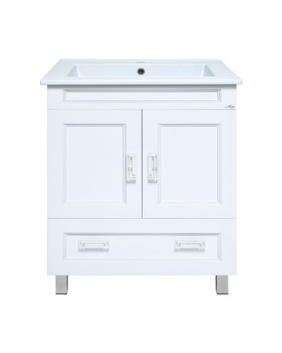 Дива - 75 Тумба белая с 1 ящ. / раковина