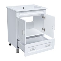 Дива - 75 Тумба белая с 1 ящ. / раковина