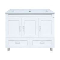 Дива -105 Тумба белая с 2 ящ. / раковина