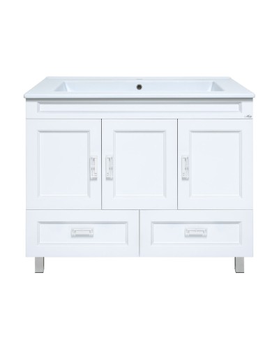 Дива -105 Тумба белая с 2 ящ. / раковина