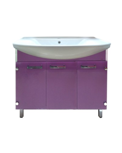 Эмма -105 Тумба  сиреневая / раковина