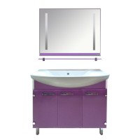Эмма -105 Тумба  сиреневая / раковина