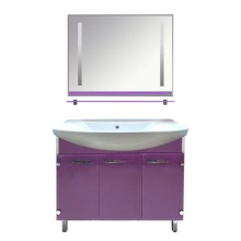 Эмма -105 Тумба  сиреневая / раковина