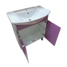 Эмма - 75 Тумба  сиреневая / раковина
