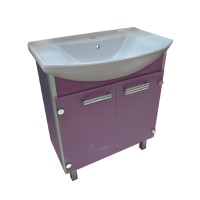 Эмма - 75 Тумба  сиреневая / раковина
