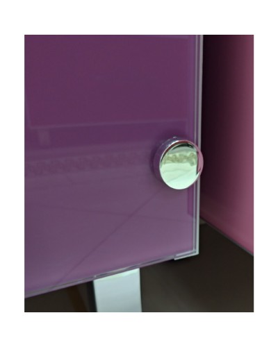 Эмма - 75 Тумба  сиреневая / раковина