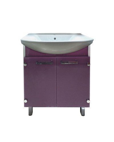 Эмма - 75 Тумба  сиреневая / раковина