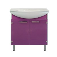 Эмма - 85 Тумба  сиреневая / раковина