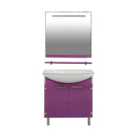 Эмма - 85 Тумба  сиреневая / раковина