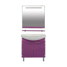 Эмма - 85 Тумба  сиреневая / раковина