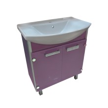 Эмма - 85 Тумба  сиреневая / раковина