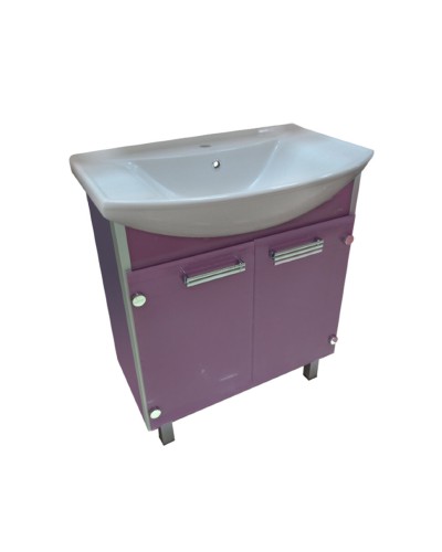 Эмма - 85 Тумба  сиреневая / раковина