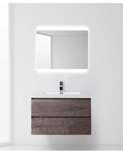 Тумба под раковину BelBagno Luce 80 LUCE-800-2C-SO-PT подвесная Stone