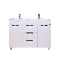 София -120 Тумба с 3  ящ. белая эмаль / раковина