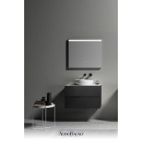 Тумба с раковиной AltroBagno Calabria 800 Matte black