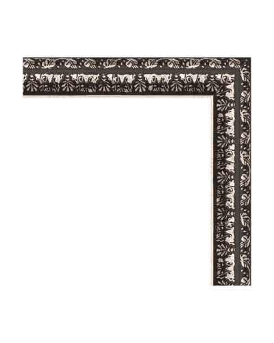 Зеркало Evoform Definite 100х50 Черненое серебро