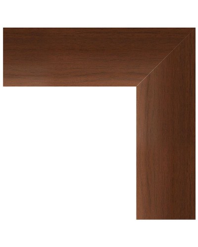 Зеркало Evoform Exclusive 112х52 BY 1147 с фацетом в багетной раме - Орех 65 мм