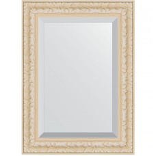 Зеркало Evoform Exclusive 75х55 BY 1222 с фацетом в багетной раме - Старый гипс 82 мм