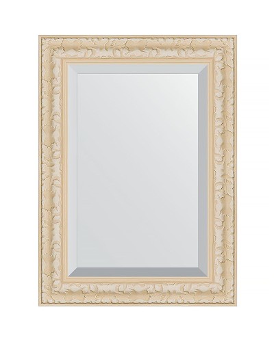 Зеркало Evoform Exclusive 75х55 BY 1222 с фацетом в багетной раме - Старый гипс 82 мм