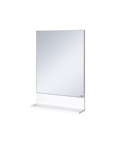 Алиса - 60 Зеркало белое с полкой